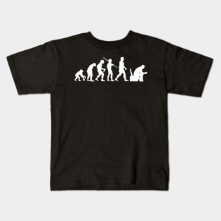 Evolution Awkward Toilet Break Kids T-Shirt